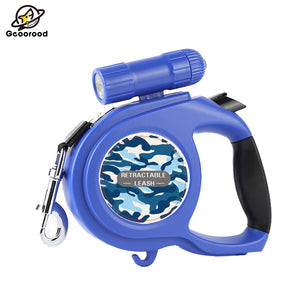 Retractable Handheld Dog Leash with Night Light