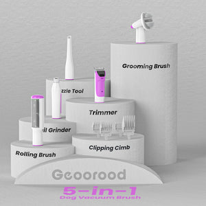 Geoorood 5-in-1 Quiet Dog Grooming Kit G3-P