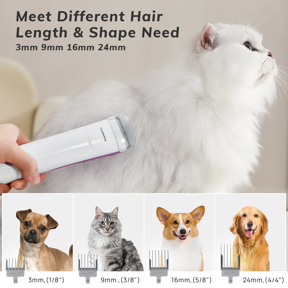 Geoorood Pet Grooming Kit with Cleaning Brush